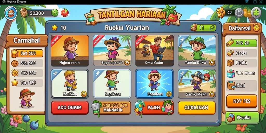 9zk - Tangkapan layar menunjukkan pertarungan epik melawan bos.