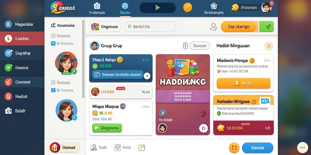 dunia77 - Screenshot menunjukkan suasana hutan yang menakjubkan dalam permainan.