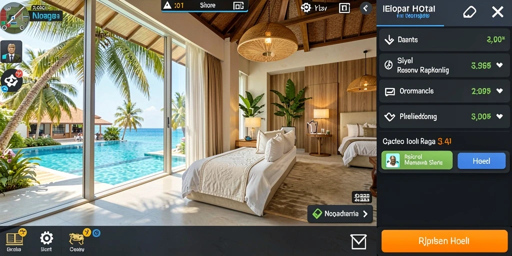 tya777 - Gambar level yang penuh warna dan detail tinggi.